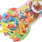 Grandys Candys Nik-L-Nips Vintage Wax Bottle Candy Drinks Filled With Flavored Syrups (Cherry, Orange, Lemon, Blue Raspberry, An