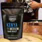 Coopers Cask Coffee Kenya AA Medium-Dark Roast Coffee Beans, Gourmet Whole Bean or Ground, 2lb Bag