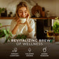 Gya Tea Co Peppermint Herbal Tea Pods - Decaf Wellness Tea, 24 Count, Comfort & Relaxing