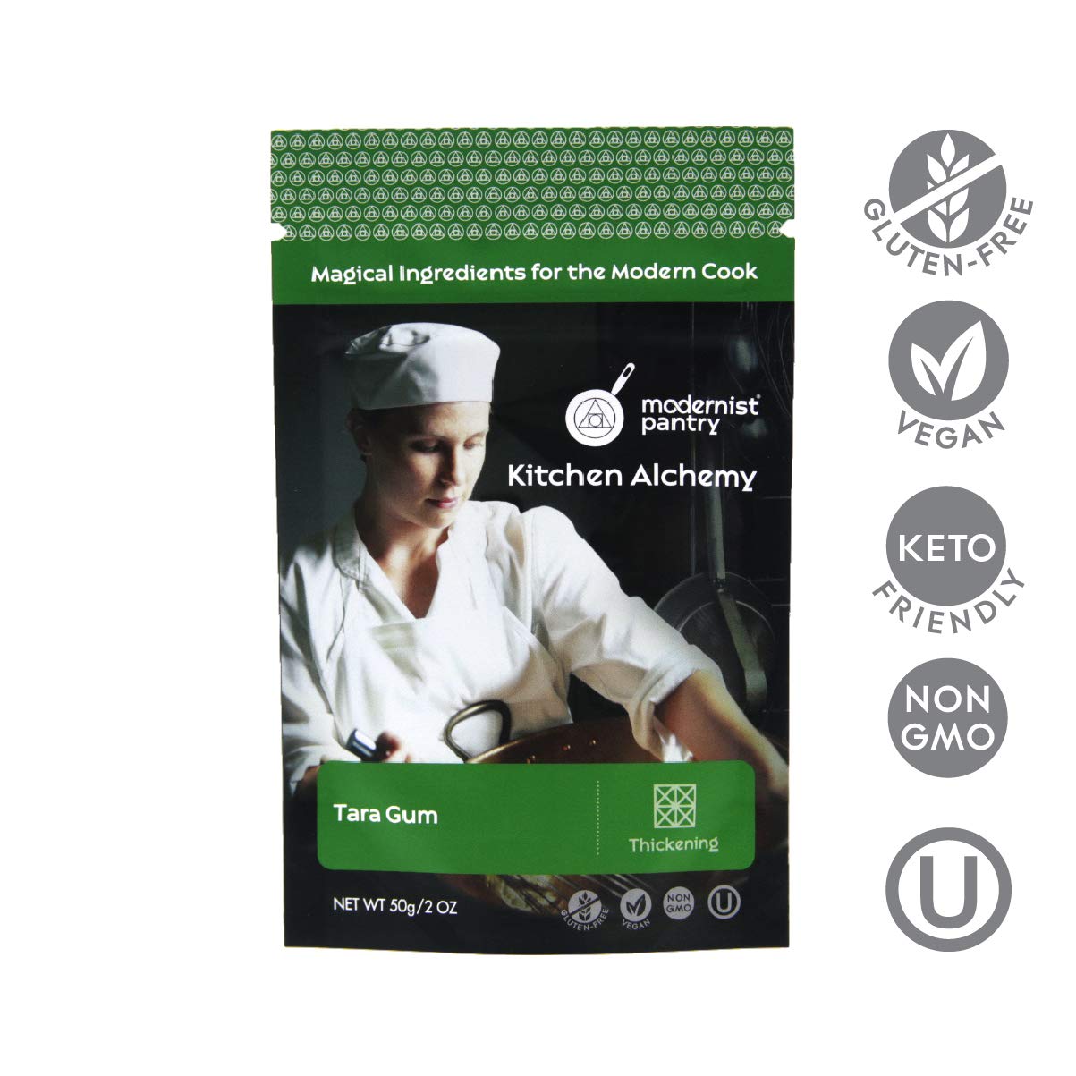 Pure Tara Gum Powder ⊘ Non-Gmo Gluten-Free Vegan Ou Kosher Certified - 50G/2Oz