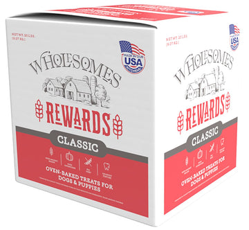 Wholesomes Jumbo Dog Treats - Original Biscuit, 20 lb, Pack of 1, Model 2100327