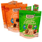 Michel et Augustin Cookie Bag Variety Pack 2 Flavor - Milk Chocolate & Caramel + Milk Chocolate & Hazelnut, 15 Cookies per Bag