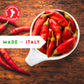 Whole Calabrian Chili Peppers In Oil, 2.2 Lb / 1 Kg (900 Gr Drained), 100% Certified Authentic, Cryovac, Authentic Chilies From
