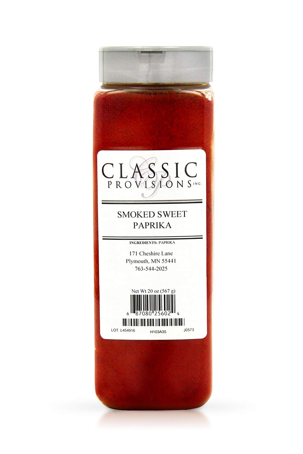 Classic Provisions Spices Paprika Smoked Sweet for Spanish Cuisine, 20 Ounce