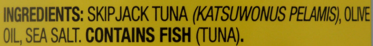 Wild  T Skipjack Tuna In Pure Olive Oil, Keto And Paleo, 3Rd Party Mercury Tested, 6.7 Ounce