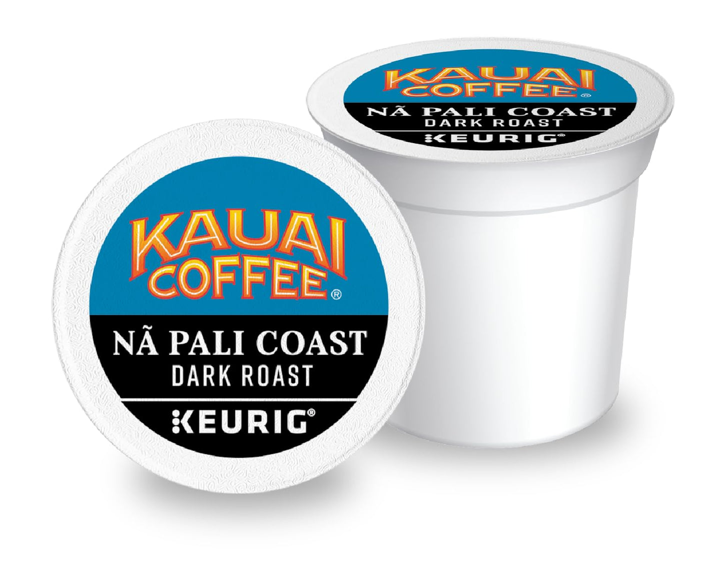 Kauai Coffee K-Cup Pods – Dark Roast Arabica Coffee, 10% Hawaiian, 48 Count