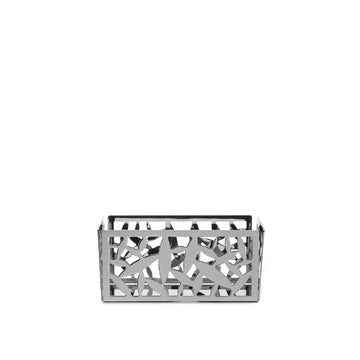 Alessi Holde Cactus Tea/Sugar Bags Holder, Silver