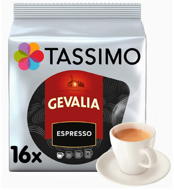 Tassimo Gevalia Kaffe Espresso T-Discs, 1 Pack (16 T-Discs)