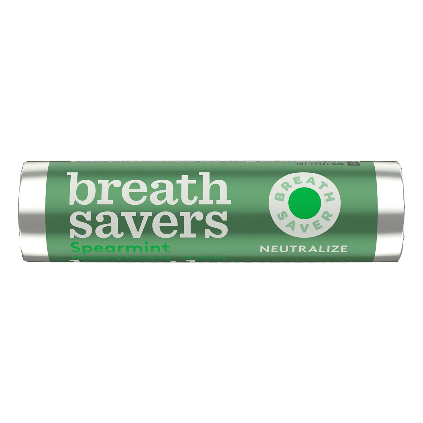 Breath Savers Spearmint Sugar Free Breath Mints Rolls, 0.75 Oz (24 Count)