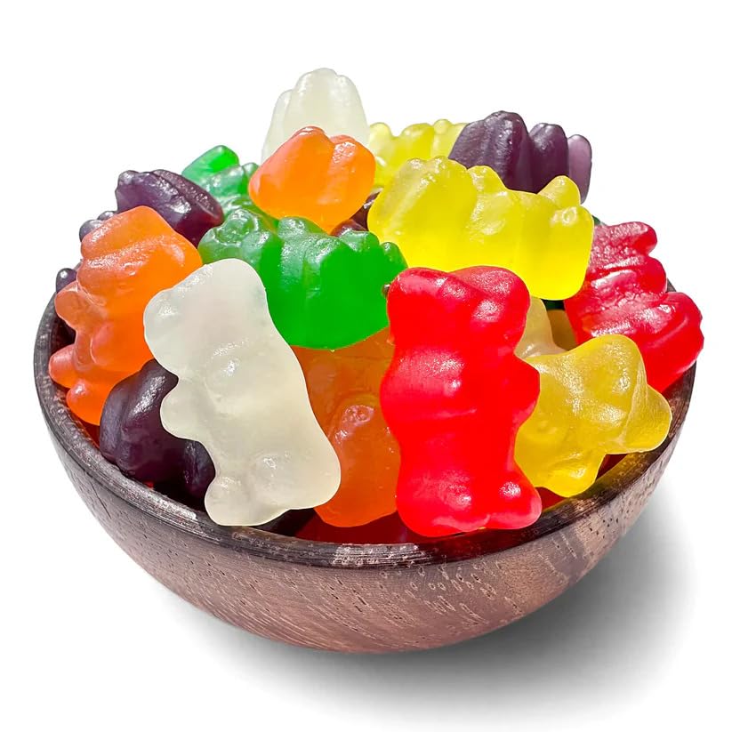 Ny Spice Shop Assorted Sugar Free Gummy Bears Bulk - 3 Pound Gummies Bears Candy - Gummies Fruit Snacks - Chewy Candy - Flavor Gummy Candies - Gummi Bears Gift For All Occasions