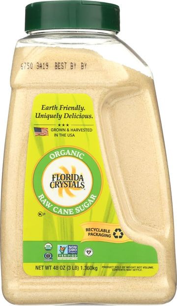 Florida Crystals Organic Cane Sugar Jug, 3 Pound (2)