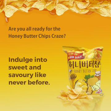 Haitai Honey Butter Chip New Korea Potato Snack (60G X 2)