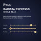 Tchibo Whole Bean Coffee - Barista Espresso - Dark Roast For A Bold European Style Coffee - Intensity 5/6, Acidity 0/6, Roast Le