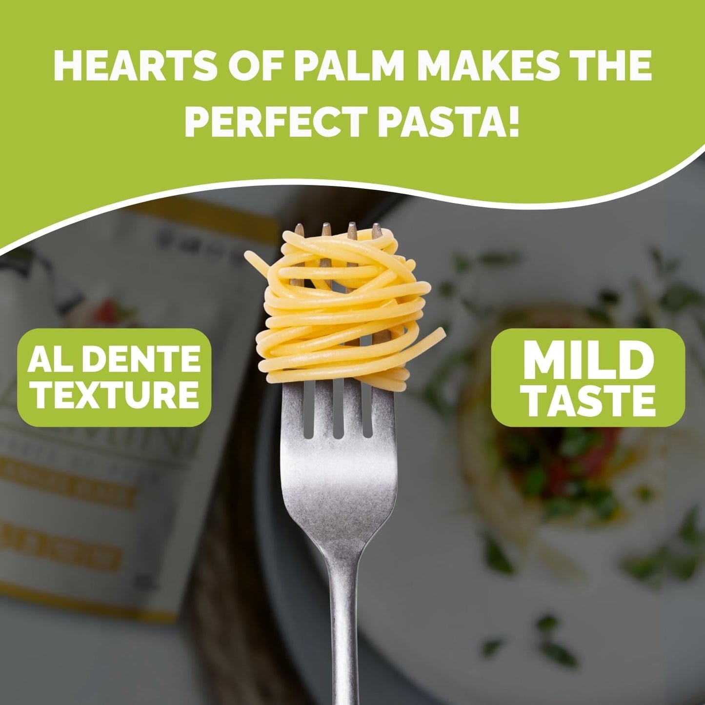 Palmini Angel Hair Pasta, Low-Carb & Gluten Free, Vegan, Non-GMO, 12 Ounce (Pack of 3)