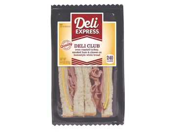 Deli Express Turkey Sandwich, 4.4 Ounce -- 10 per case.