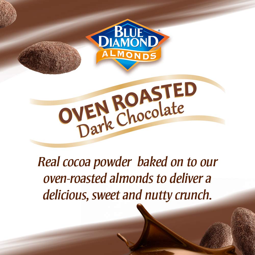 Blue Diamond Almonds, Oven Roasted Cocoa Dusted Almonds, 14 Ounce