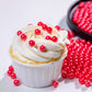 Red Sprinkles Edible Pearls,Cake Sprinkles 130g 4.6OZ,Cookie Sprinkles,Sugar Pearl, Edible Candy Pearls for Cake Cupcake Decorat
