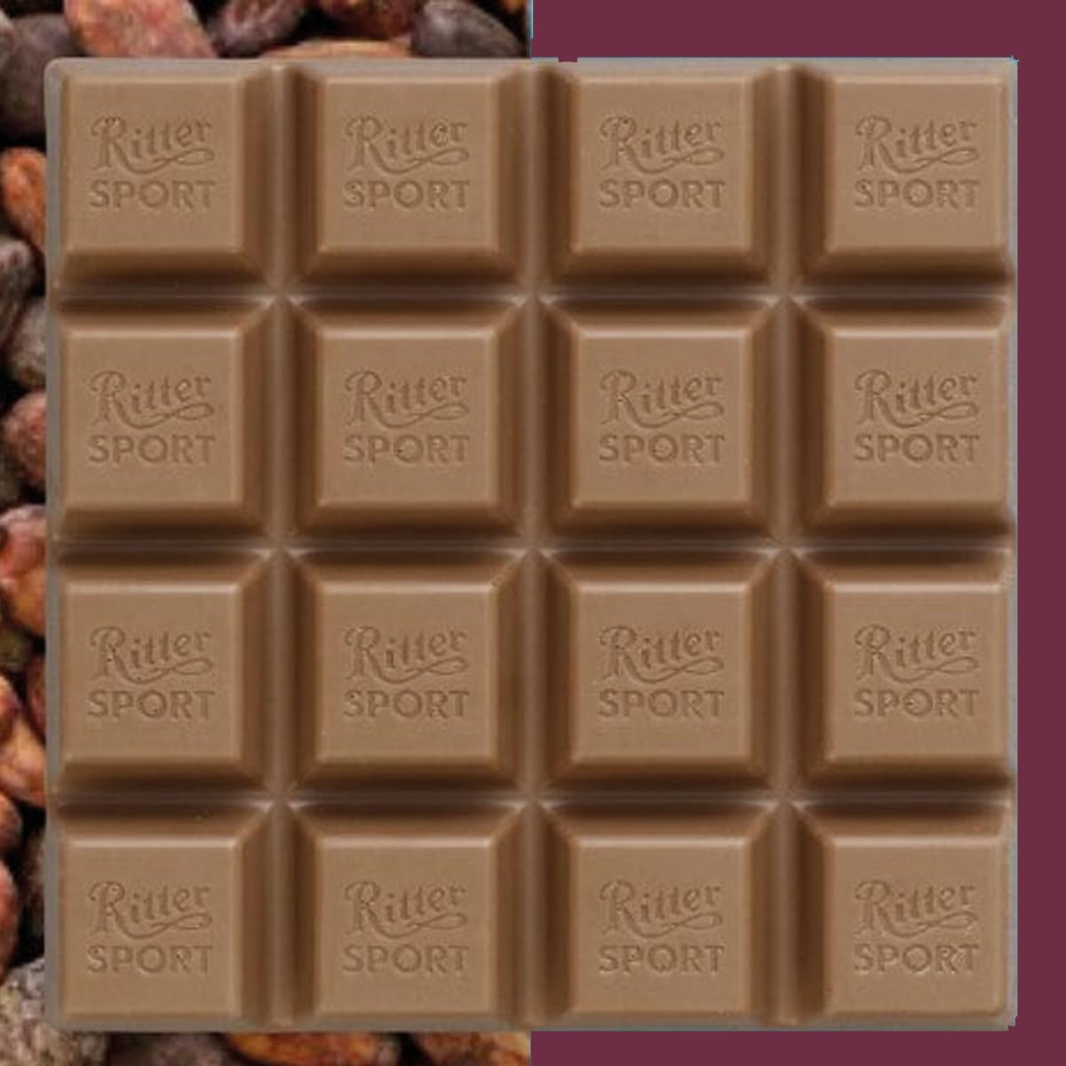 Ritter Sport White Whole Hazelnuts, 100G