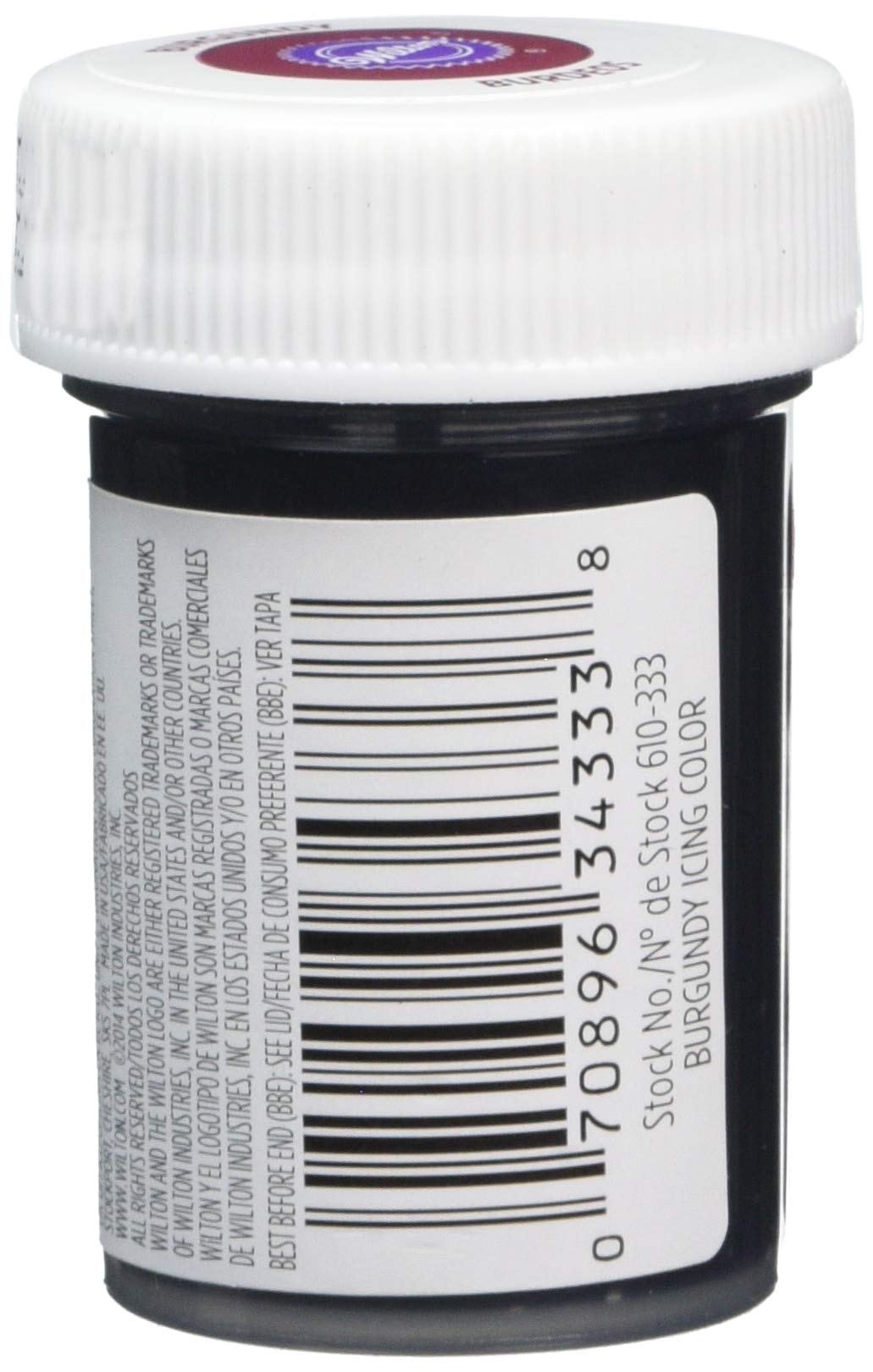 Wilton Icing Colors, 1-Ounce, Burgundy