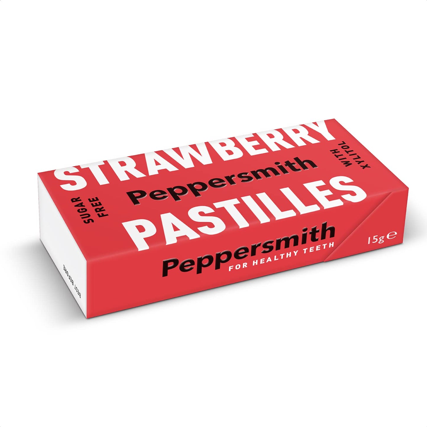 Peppersmith Strawberry Dental Mints 12x15g