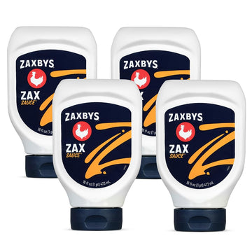 Zaxbys Zax Sauce - Special Dipping Sauce for Chicken, Burgers, French Fries, Wings, Sandwich, & More, Creamy & Smoky Aioli with 