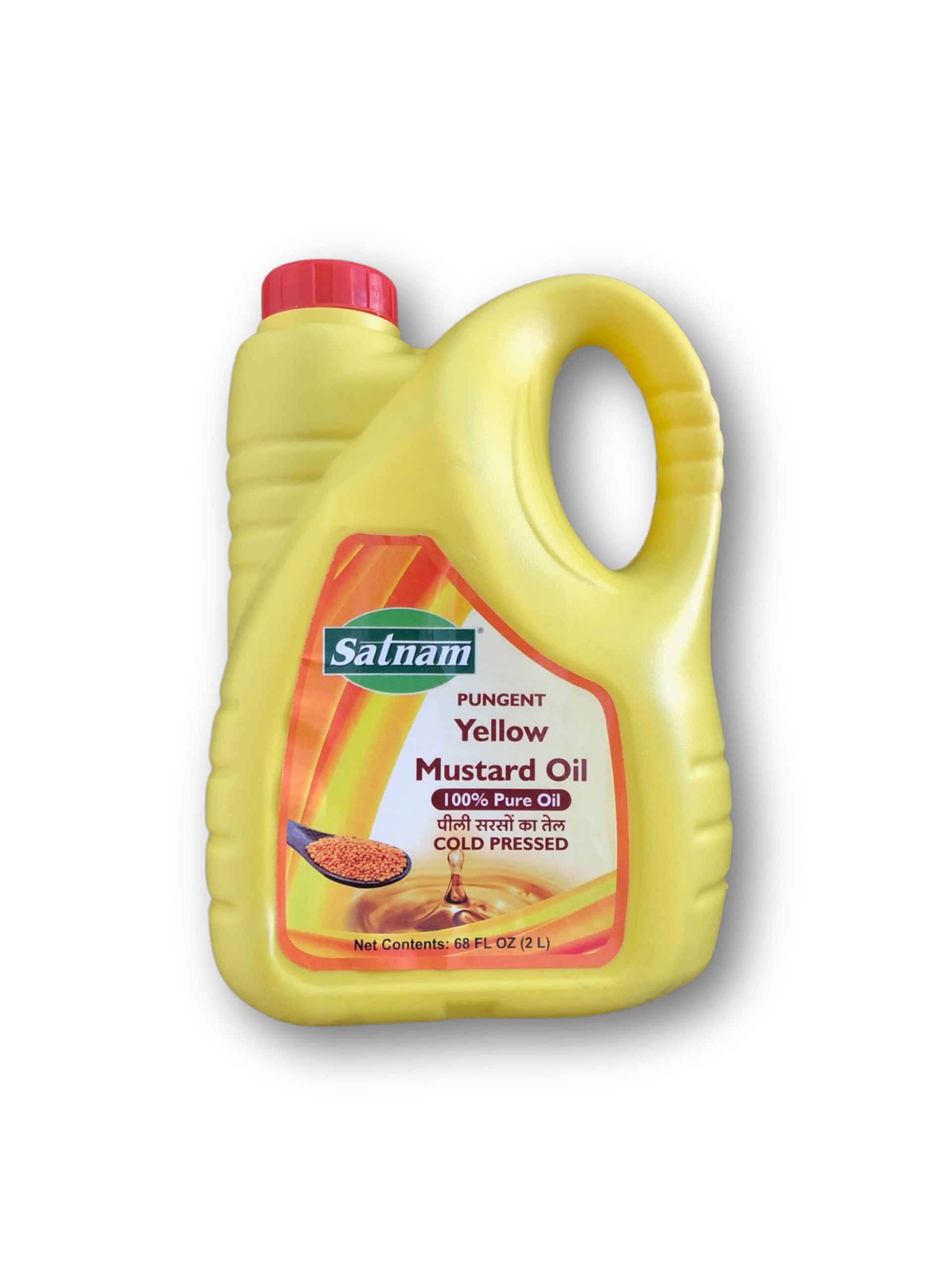 Yellow Mustard Oil 2ltr (68 Fl.Oz) |100% Pure and Argemone Oil|