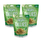 Fresh Gourmet Crispy Dillies, Pickle Flavored Fried Cucumbers 3.5 Ounce (Pack of 3)
