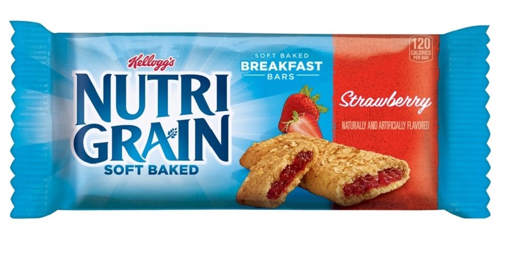 Kelloggs, Nutri-Grain Cereal Bars, Strawberry, 1.3 Ounce