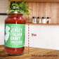 Jersey Italian Gravy-24 Oz Jar-Gourmet, All Natural All Purpose Tomato Sauce For Pasta And More, No Artificial Ingredients- Vegan Friendly-Authentic Recipe For Pasta, (Tomato Basil, 12 Pack)