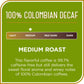 Don Franciscos Premium Decaf Ground Coffee, 100% Arabica, 12 oz Can, Rich & Aromatic