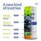 Happy Being Organic Blueberry White Tea, Infused with Turmeric & Elderberry, Caffeine Free, 12oz (4 Pack)