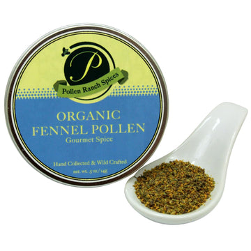 Pollen Ranch's Organic Fennel Pollen Spice, Perfect for Cooking and Seasoning with Fennel Flavor, Made from Premium Organic Fenn
