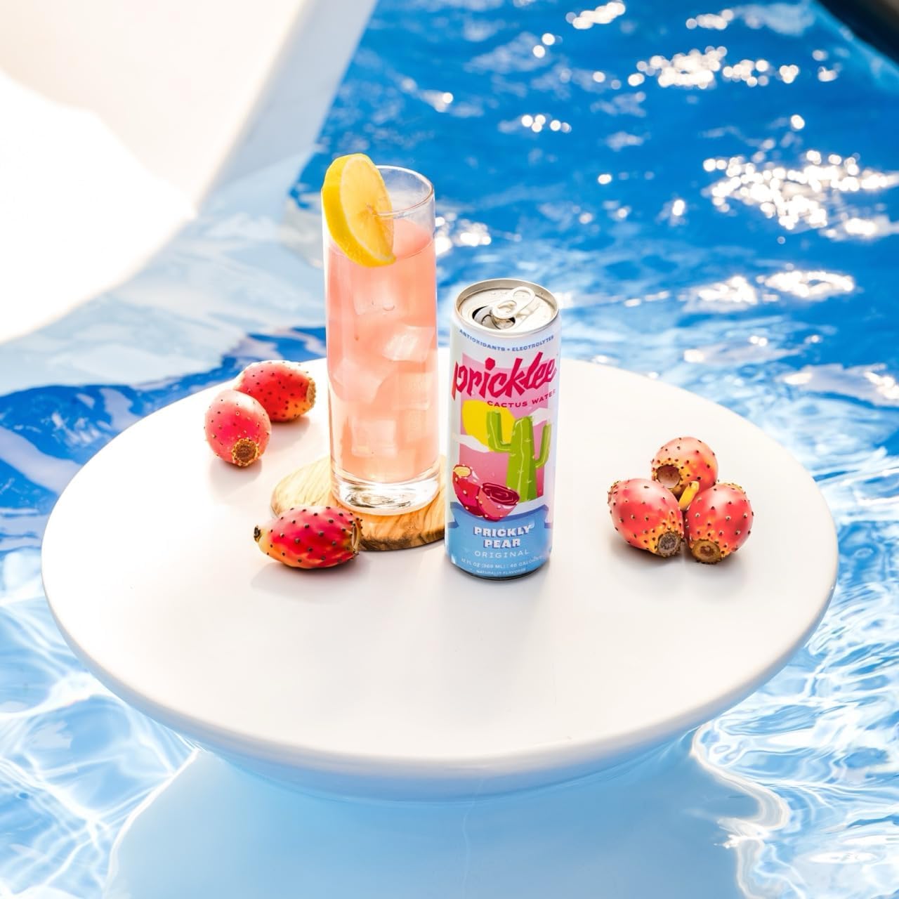 Pricklee Prickly Pear Cactus Water - Packed With Antioxidants  Electrolytes  Vitamin C - Natural Sports Drink for Immunity  & Recovery - Non-Sparkling  Low-Sugar  Low-Calorie  No Caffeine