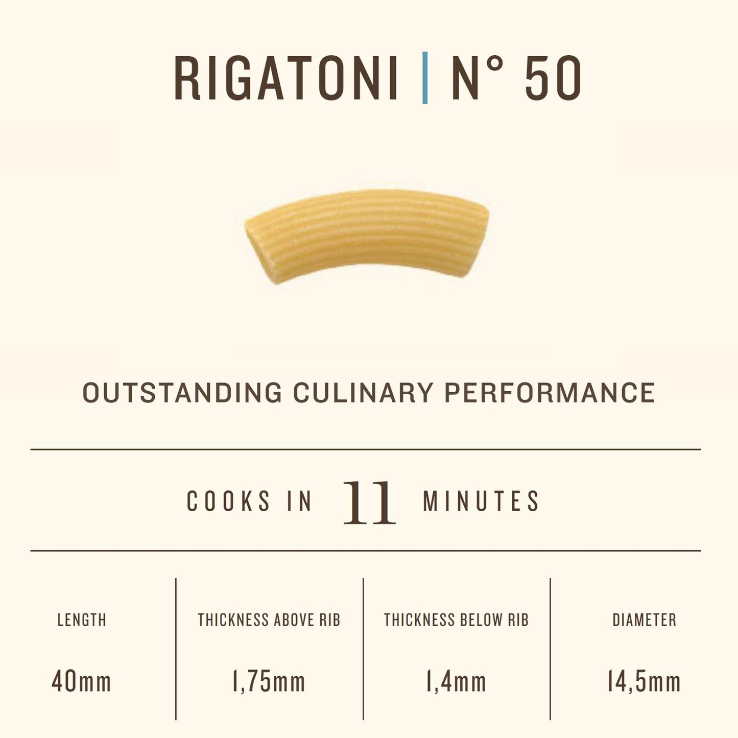 Rummo Gluten Free Rigatoni N.50 - Gluten Free Pasta, Made with Corn & Rice, Rigatoni Pasta Noodles, Pasta from Italy - 12 Ounce