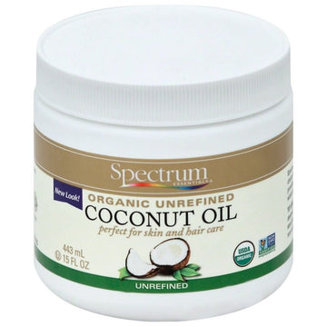 Spectrum Essentials Organic Coconut Oil Unrefined 15 Ounce