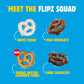 Flipz White Fudge Covered Pretzel, 5 Ounce (Pack of 6)