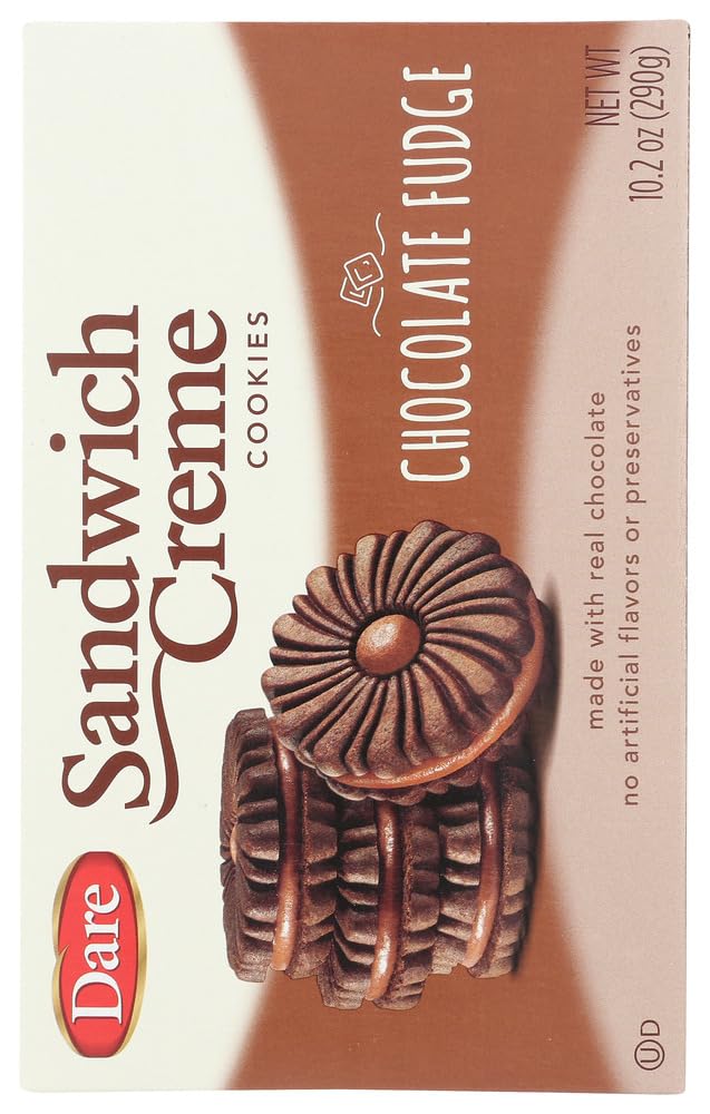 Dare Foods Fudge Chocolate Creme Cookies 3 /10.2 oz Boxes
