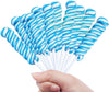 Light Blue Twisty Lollipops - 24 Unicorn Suckers Individually Wrapped Bulk - Baby Shower Candy - Gender Reveal - Candy Buffet - 