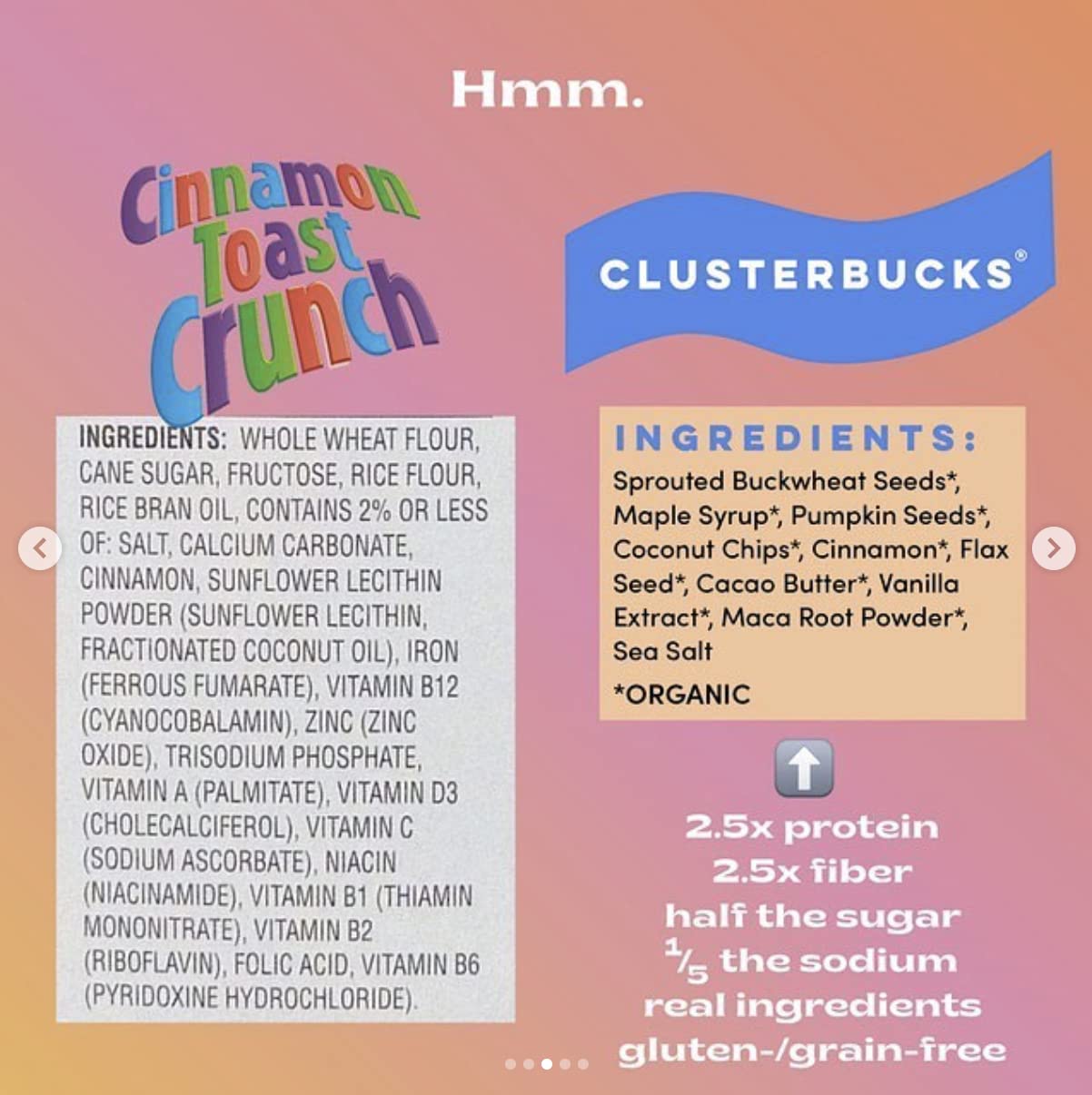 Lil Bucks Clusterbucks Grain-Free Superfood Clusters Made With Sprouted Buckwheat And Adaptogens, Gluten Free Snack (Snickerdood