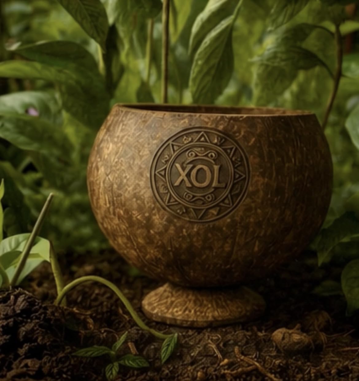 Ceremonial Cacao Ritual Bundle - Choice of Ceremonial Blend (1 lb) + Coconut Bowls + Signature Frother - Organic, Raw & Unsweete