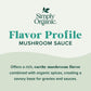 Simply Organic Mushroom Sauce Mix, Certified Organic, Vegetarian, Gluten-Free | 0.85 oz | Pack of 12