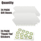 Frantis White Gift Boxes 24 Pack 4X4X4 Inch Small Gift Boxes With Lids For Party Gift Boxes, Ornament Boxes, Christmas Gift Boxe