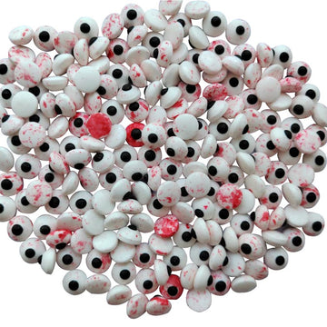 1 Bottle Candy Eyeballs Bloody Red Eyes Cake Cupcake Toppers Cookie Decorations Edible Dessert Sprinkles for Halloween Christmas