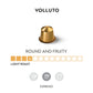 Nespresso Espresso Coffee Pods, Volluto Mild Roast, 50 Count, Black/Gold