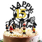 Aeryourtar Glitter Soccer Cake Topper, 15th Birthday Party Decorations, Paper, Soccer Theme, Boy Girl