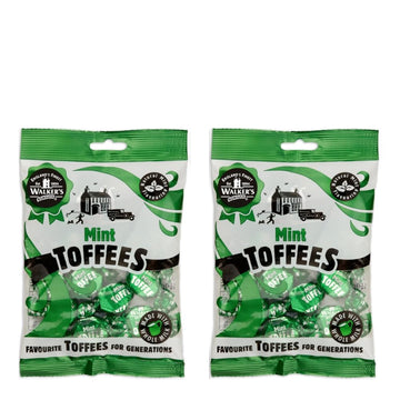 Walkers' Nonsuch Mint Toffee | Made With Whole Milk | Natural Mint Flavor | Imported From Uk | Traditional British Candy | Class
