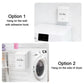 Subekyu Metal Magnetic Lint Bin For Laundry Room, Wall Mounted Lint Box Holder Trash Can With Lid For Dryer,Lint Basket For Laun