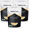 Terrasoul Superfoods Organic Toasted Coconut Chips, Pack of 3 (2.25 Lbs) - Unsweetened | Unsalted | Perfectly Toasted Coconut