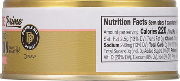 Bumble Bee Atlantic Salmon, 5 oz Can - Premium, Gluten Free, 24g Protein per Serving, Kosher