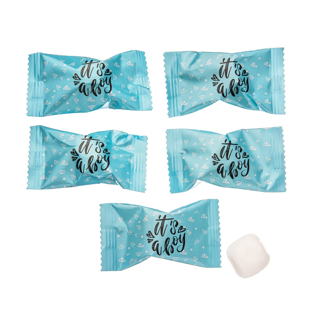 Candy Envy - Its a Boy Buttermints - 13 oz. Bag - 100 Individually Wrapped Candy Mints - Baby Shower Party Favors